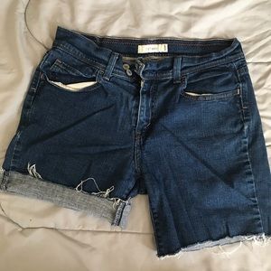 Levi High Waisted Jean Shorts